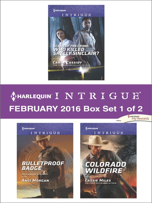 Title details for Harlequin Intrigue February 2016, Box Set 1 of 2 by Carla Cassidy - Wait list